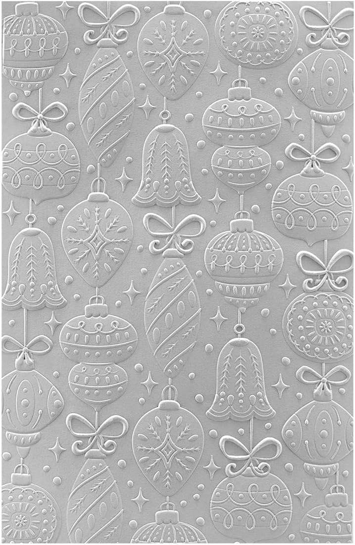 Spellbinders E3D-064 Vintage Ornaments 3D Embossing Folder from The Classic Christmas Collection - Image 4